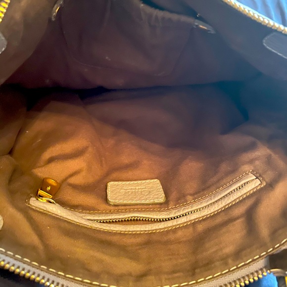 Large Gray Chloe Marcie handbag with strap - Picture 3 of 3